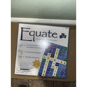 EQUATE The Equation Thinking Math Board Game Educational Fun New Sealed